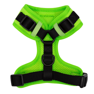 Sassy Woof Adjustable Harness - Neon Green | Henlo Pets