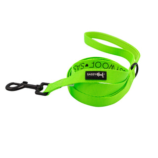 Sassy Woof Leash - Neon Green | Henlo Pets