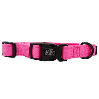 Sassy Woof Collar - Neon Pink | Henlo Pets