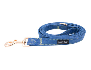Sassy Woof Leash - Denim | Henlo Pets