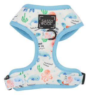 Sassy Woof Adjustable Harness - Sea La Vie | Henlo Pets
