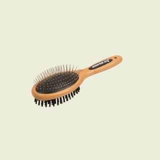 Essential Dog Natural Bamboo Two-Sided Brush | Henlo Pets
