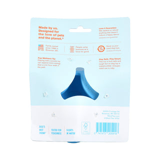 West Paw Tux Tough Dog Toy - Blue | Henlo Pets