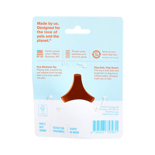 West Paw Tux Tough Dog Toy - Orange | Henlo Pets