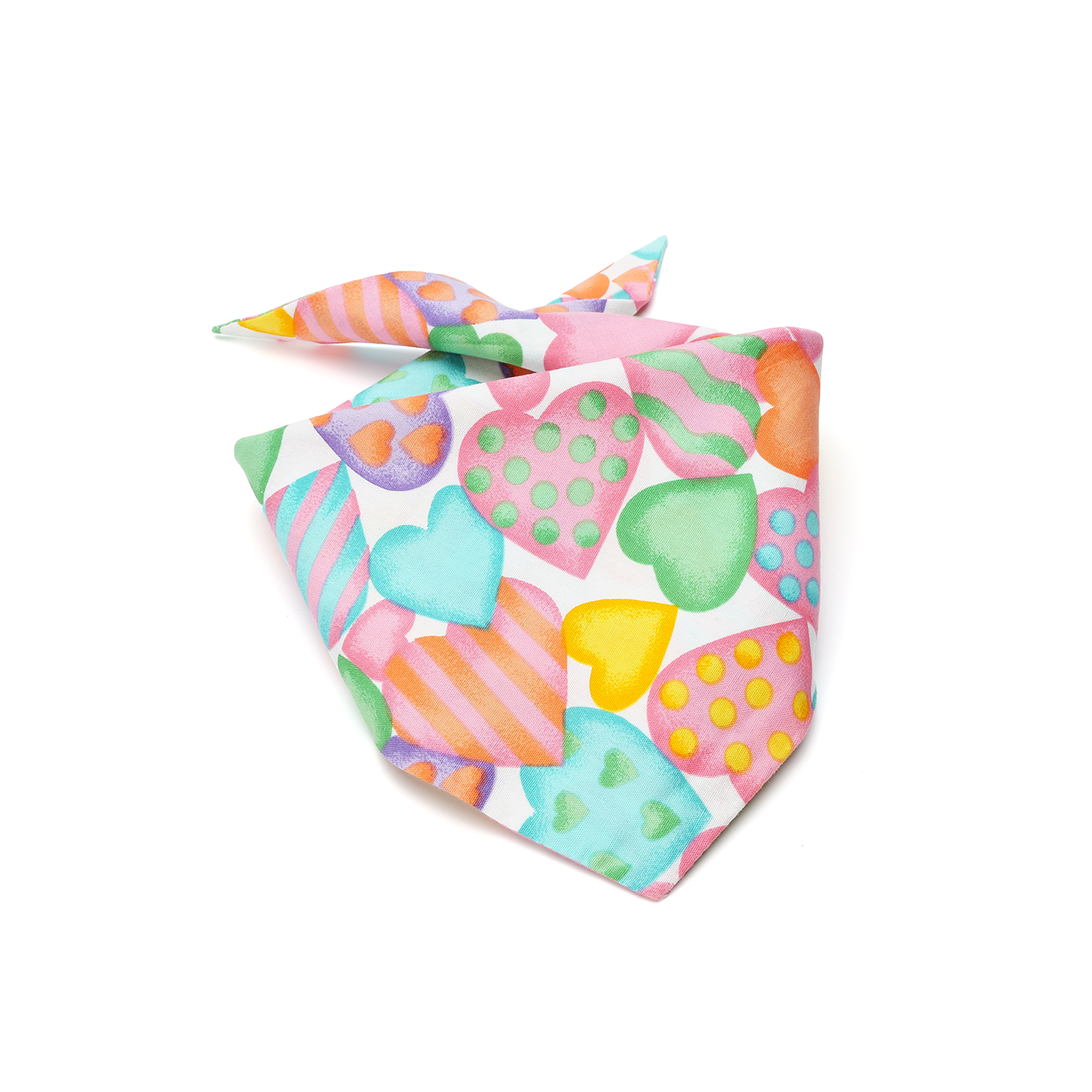 Candy Hearts Bandana - Henlo Pets