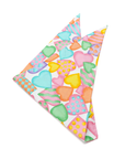 Candy Hearts Bandana - Henlo Pets