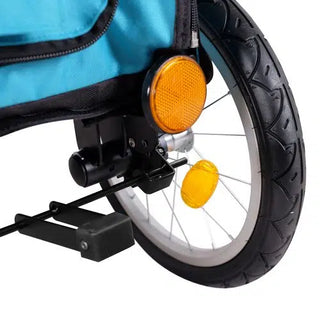 Ibiyaya Happy Pet Bike Trailer/Jogger 2.0 Foldable Pet Stroller - Blue - Henlo Pets