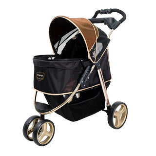 Ibiyaya Monarch Premium Aluminum Alloy Pet Stroller - Luxury Gold - Henlo Pets