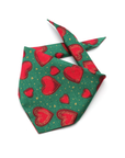 Holiday Hearts Bandana - Henlo Pets