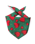 Holiday Hearts Bandana - Henlo Pets