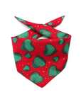 Festive Hearts Bandana - Henlo Pets