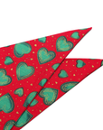 Festive Hearts Bandana - Henlo Pets