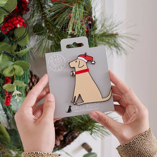 Christmas Decoration/Ornament - Yellow Labrador | Henlo Pets