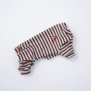 Puppy Gallery JamJam Stripe Mint Jumpsuit - Henlo Pets