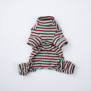 Puppy Gallery JamJam Stripe Mint Jumpsuit - Henlo Pets