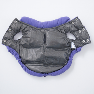 Puppy Gallery Daisy Vintage Purple Puffer Dog Jacket - Henlo Pets