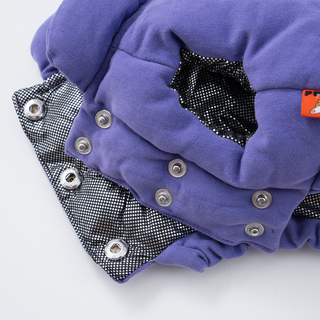 Puppy Gallery Daisy Vintage Purple Puffer Dog Jacket - Henlo Pets