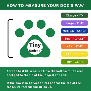 PawZ Rubber Dog Boots - 12 Boots - Henlo Pets