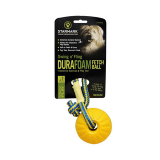 Starmark Swing n’ Fling Durafoam Fetch Ball Dog Toy