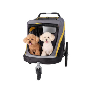 Ibiyaya Heavy Duty Bike Trailer/Jogger Foldable Stroller - Large Pet - Henlo Pets