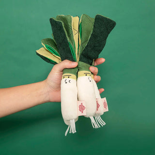 the furryfolks Green Onion Nosework Toy - Henlo Pets