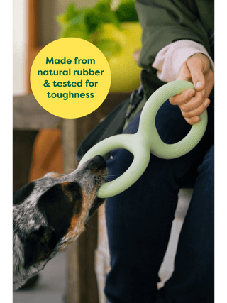 Earth Rated The Ultimate Pull and Shake Natural Rubber Tug Toy