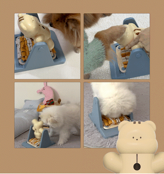 Bite Me Spin and Snack Feeding Enrichment Toy | Henlo Pets