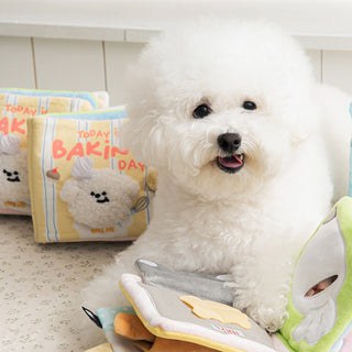 Bite Me Barking Day Play Book Nose Work Toy | Henlo Pets