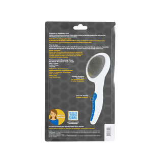 JW GripSoft Soft Slicker Brush Grooming Tool | Henlo Pets