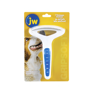 JW GripSoft Undercoat Rake Grooming Tool | Henlo Pets