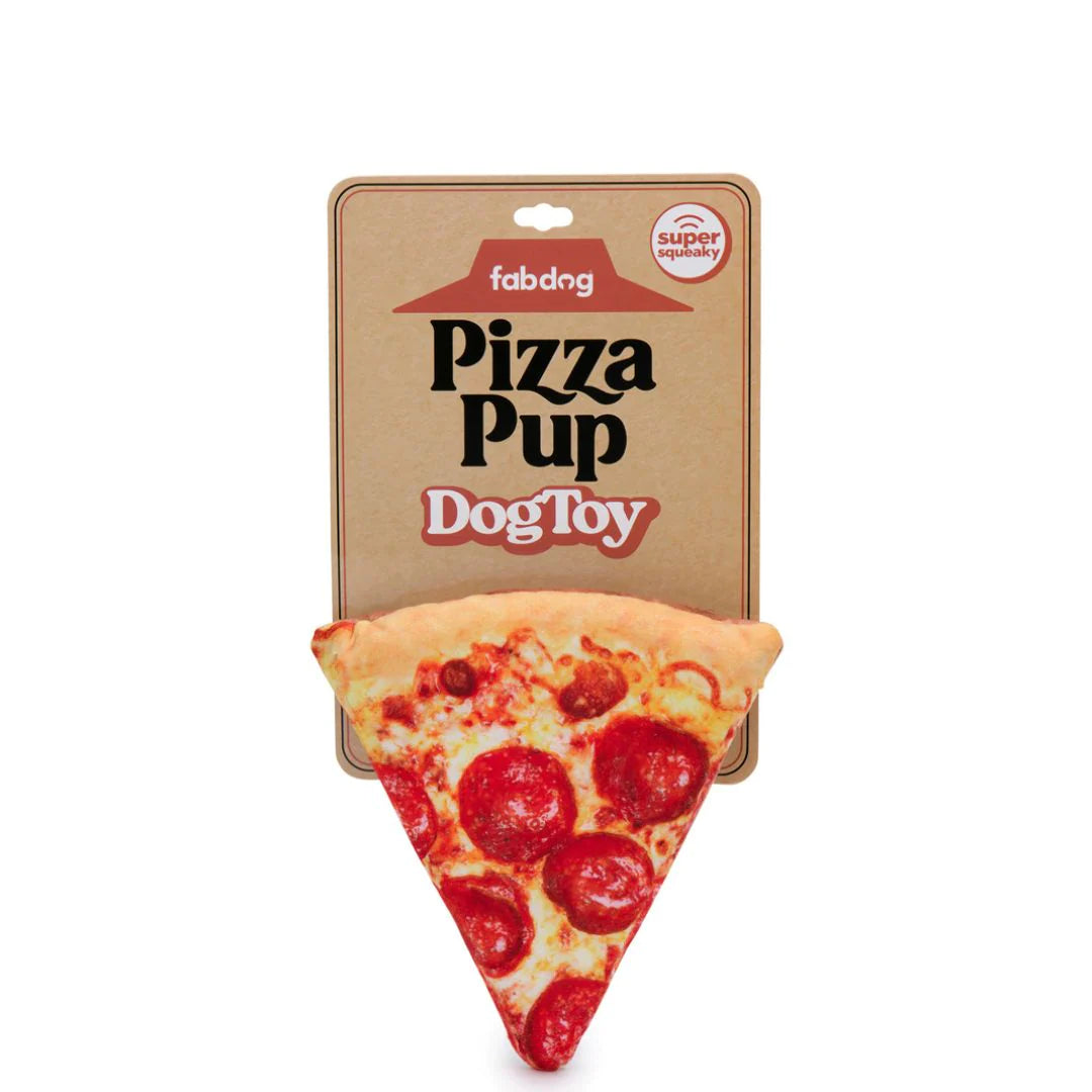 Fabdog Pizza Pup Slice Dog Toy - Henlo Pets