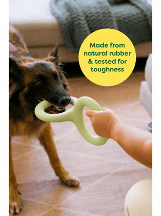 Earth Rated The Ultimate Pull and Shake Natural Rubber Tug Toy