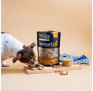 SavourLife - Peanut Butter Flavour Biscuits 500g - Henlo Pets