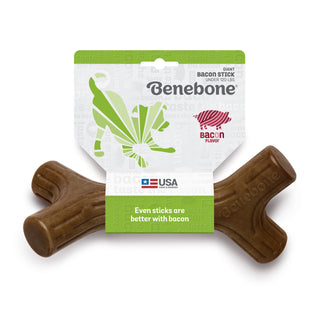 Benebone Bacon Stick Durable Dog Chew | Henlo Pets