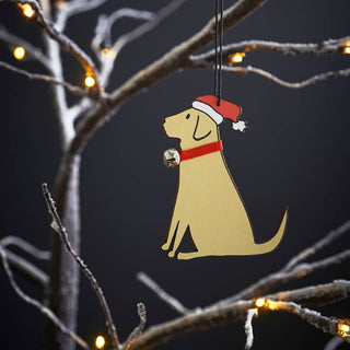 Christmas Decoration/Ornament - Yellow Labrador | Henlo Pets