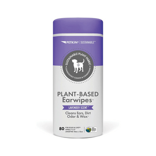Petkin Plant-Based Lavender Scented Ear Cleaning Wipes | Henlo Pets