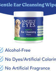 Angels' Eyes - Gentle Ear Cleansing Wipes for Dogs & Cats - Henlo Pets