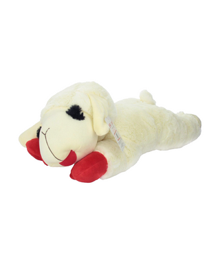 Multipet - Lamb Chop Knobby Noggin Plush Dog Toy - Henlo Pets