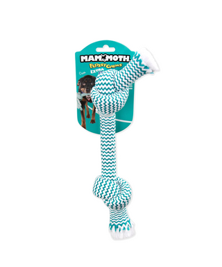 Mammoth Flossy Chews Extra Fresh 2 Knot Bone Rope Toy - Henlo Pets