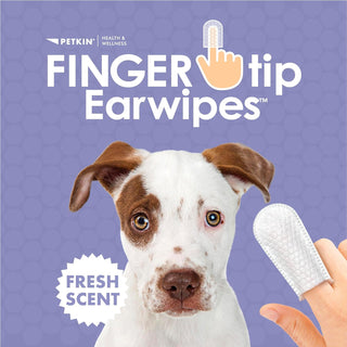 Petkin Fingertip Ear Wipes - Henlo Pets