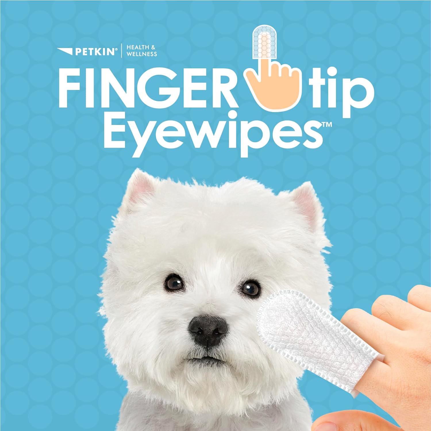 Petkin Fingertip Eye Wipes