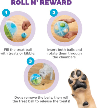 Nina Ottosson A Maze Ball 3-in-1 Puzzle Treat Dispenser | Henlo Pets