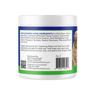 Angels' Eyes - Gentle Ear Cleansing Wipes for Dogs & Cats - Henlo Pets