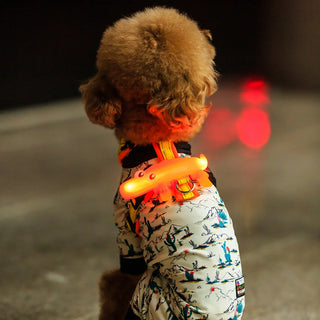 Laroo Crocodile Blinker LED Safety Band - Orange - Henlo Pets