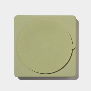 Dogged 3-in-1 Parquet Slow Feeder Bowl - Olive