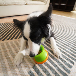 The Puzzle Feeder Dog Puzzle Tumbler Puzzle Feeder Enrichment Toy (Two Sizes)