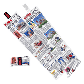 KONG - Daily Newspaper Roll Extra Long Interactive Dog Toy | Henlo Pets