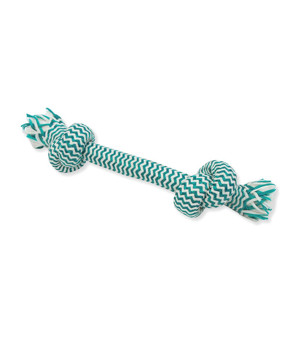 Mammoth Flossy Chews Extra Fresh 2 Knot Bone Rope Toy - Henlo Pets