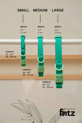 Approved by Fritz Choco Blue Dog Collar | Henlo Pets