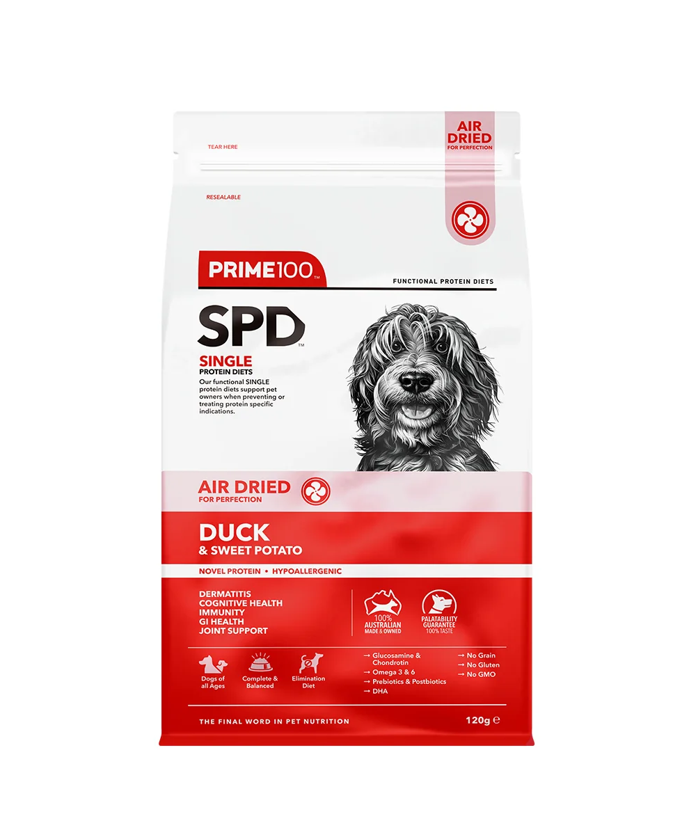 Prime100 - SPD™ Air Dried Duck & Sweet Potato 120g - Henlo Pets